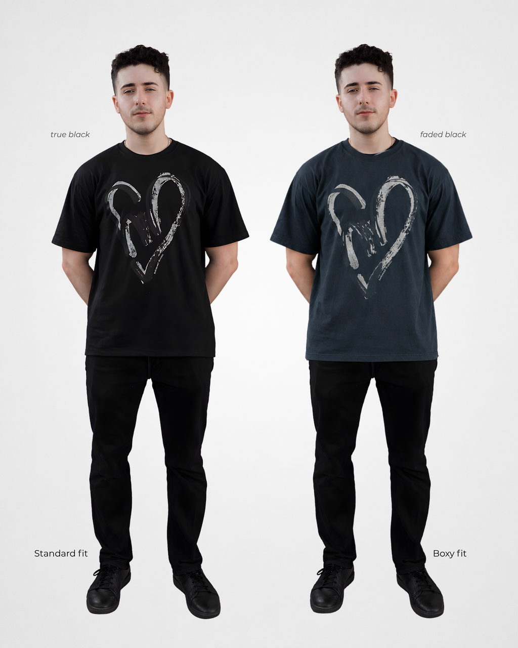 UW Way Tee — West Coast Swing dancewear graphic tee, product photo 3