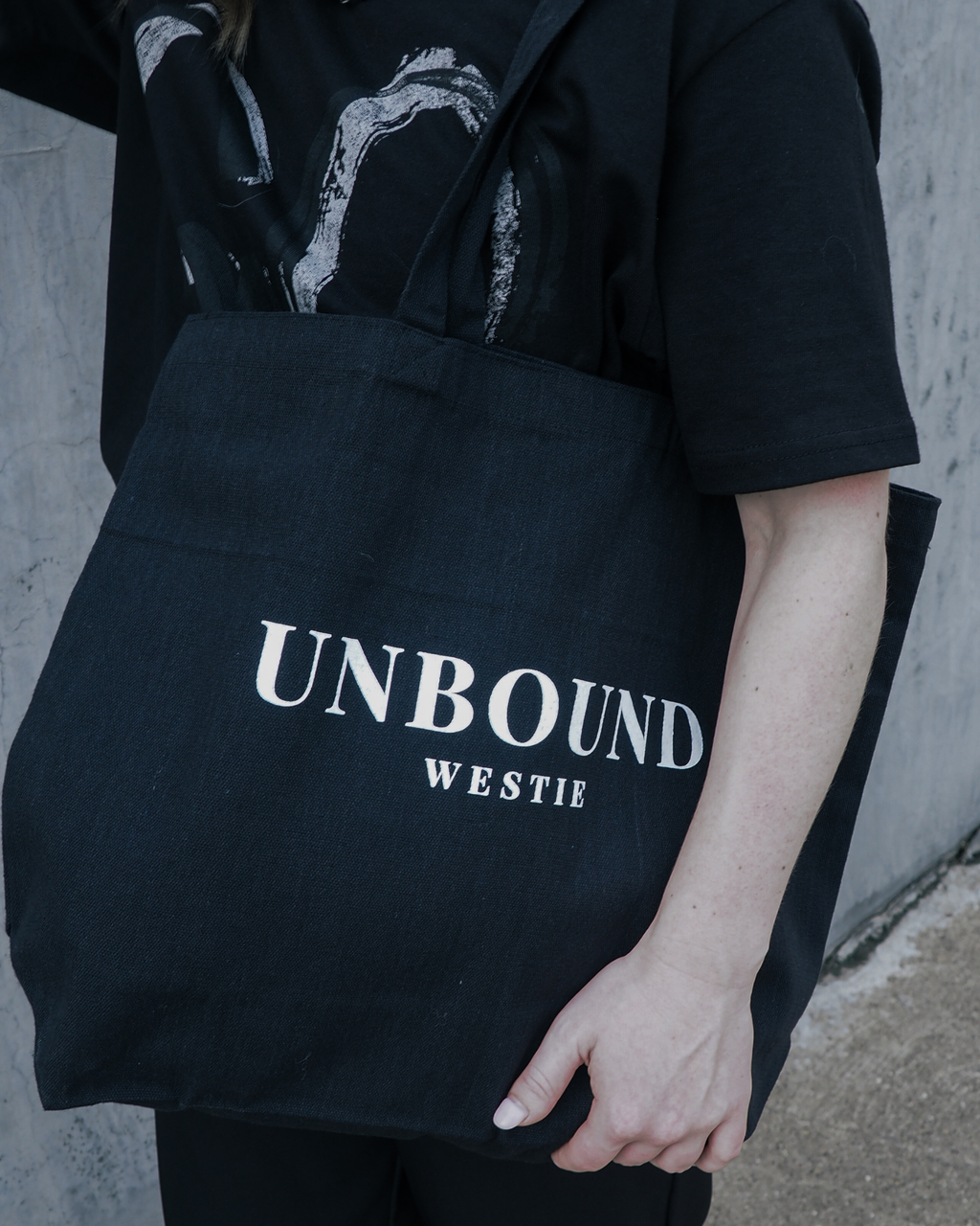 Anatomy of Swing Biggie Tote — eco-friendly canvas dance tote bag, product photo 4